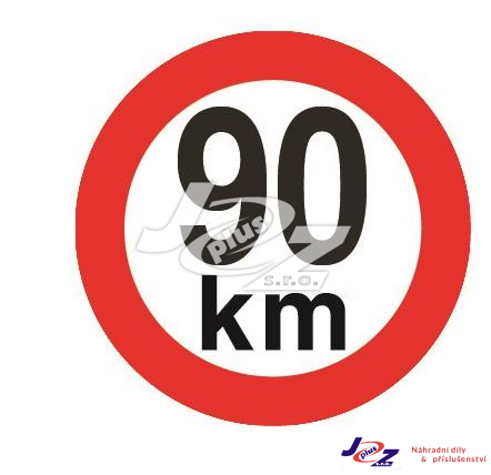 Označení rychlosti  90 km (20090)