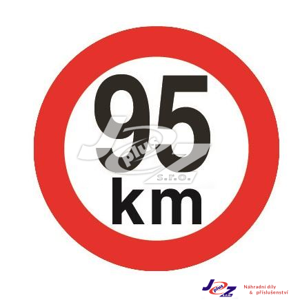 Označení rychlosti  95 km
