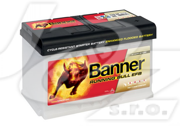 Autobaterie Banner Running Bull AGM 570 00, 70Ah, 12V