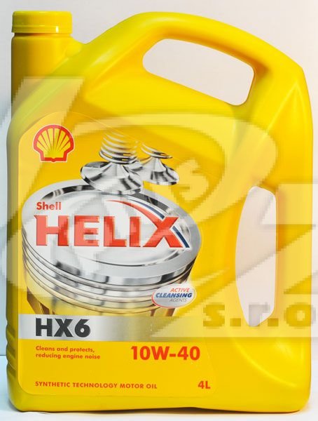 Motorový olej 10W-40 SHELL HELIX HX6 4LT