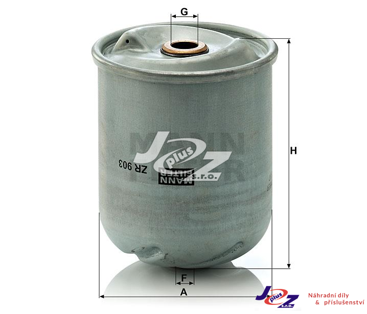Olejový filtr odstředivý DAF 95XF