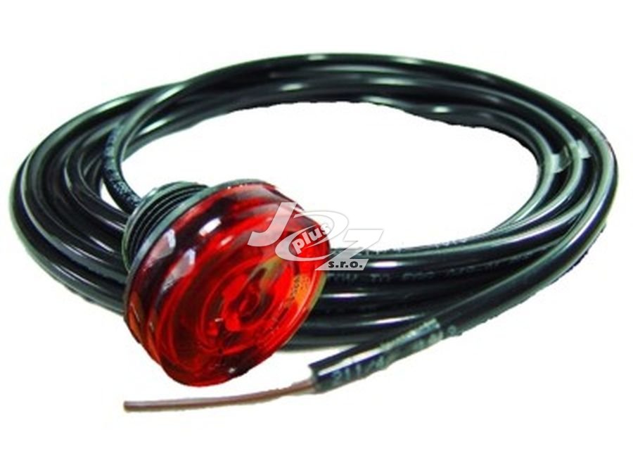 Světlo MONOPOINT II. LED červená, kabel 3,5m