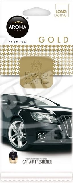 Osvěžovač vzduchu AROMA CAR PRESTIGE CARD Gold