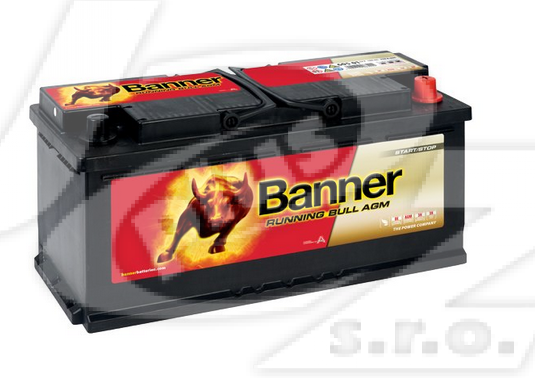 Autobaterie Banner Running Bull AGM 605 01, 105Ah, 12V ( 60501 )