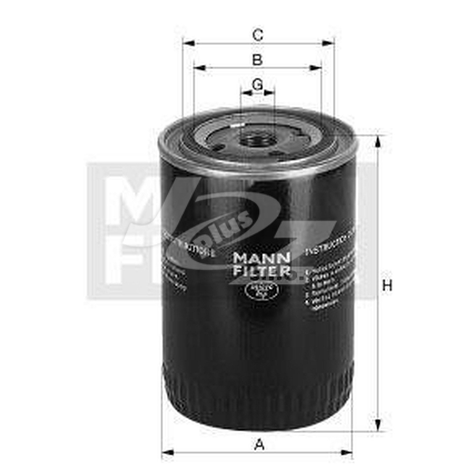 Olejový filtr DAF 95XF W13145/6